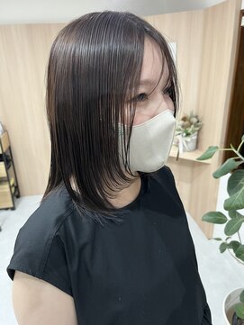 メロウ(mellow) イヤリングカラー×ラベンダーグレージュ