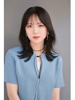 シリウスエイト(SIRIUS 8)&nbsp;セミロングくびれカット×ナチュラルブラウン