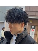 波打ちパーマ/メンズパーマ/ツイスパ/波巻きパーマ/縦落ちパーマ