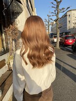 チャプター 問屋町(chapter)&nbsp;ミルクティーベージュカラーレイヤーカットケアブリーチ韓国ヘア