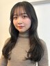前髪カット＋部分縮毛(前髪や顔周りのみ)　￥8800→￥6200
