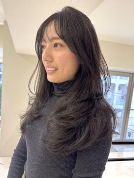 ジルブラン 錦糸町(JIL BLAN) レイヤーカット艶カラー透明感カラーナチュラルハイライト