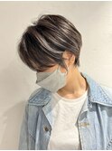 くびれショート/グレージュカラー/ハイトーン