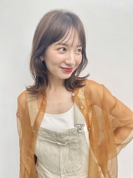 テラス 銀座(terrace) 外ハネミディ_Kimika