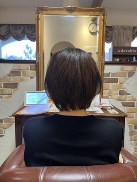 アドラーブル 女池店(adorable) 【ショートボブ】【ひし形】【20代30代40代】
