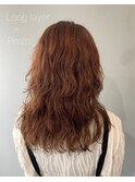ロングレイヤー×パーマ