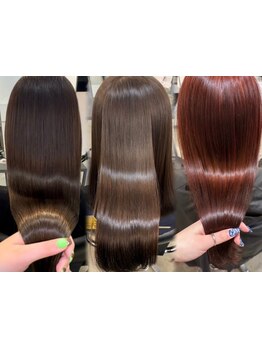 [カット+ナチュラル縮毛矯正\17000]毛先まで自然な丸みのある柔らか縮毛矯正。ダメージを抑えてツヤ美髪に