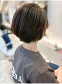本八幡×丸みショート×大人女性×上品ショート