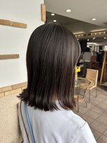 トップヘアー 総社駅南店(TOP HAIR) [レディースヘア/ミディアム/透明感カラー/総社市】