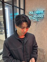 ムード カナザワ(mood kanazawa)&nbsp;刈り上げセンターパート/毛流れ/ニュアンス