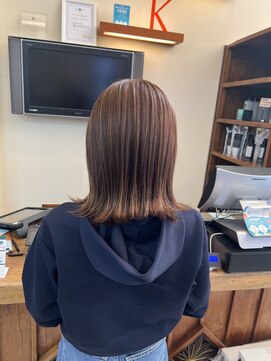 トータルビューティーサロン トップスタイル ブラウンカラー