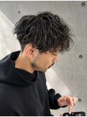 岡山メンズサロン20代30代ハイライトツイストスパイラルパーマ