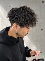 ユイマァルスロウ 岡山(YUIMARLSLOW) 岡山メンズサロン20代30代ハイライトツイストスパイラルパーマ