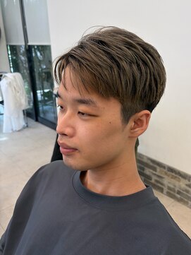 ヘアーアンドエステ ハラダ 滝ノ水店(Hair&Esthe Harada) メンズ/ブリーチカラー/ブラウンベージュ/メンズショート