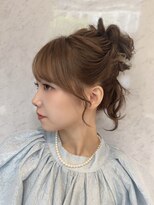 クム(kumu)&nbsp;前髪カット/ヘアセット/レイヤーカット/韓国ヘア/透明感カラー