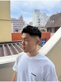 七三分フェードスタイル