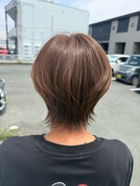 ポルム パプリカ(polum paprika)&nbsp;似合わせカット大人ボブ切りっぱなし束感ショートボブヘアー