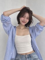 ワゴンバイアフロート(Wagon by afloat)&nbsp;池袋/大人可愛い小顔ボブ/顔まわりレイヤー/透明感/20代30代