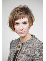 アズーア ヘアーアンドスパ(azure hair&spa)&nbsp;鈴木保奈美風アシメショートボブ★担当 オーナー 狩野【横浜駅】