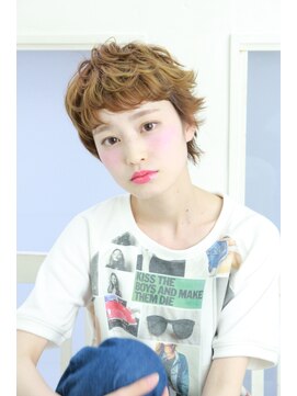 ヘアデザイン ラポール 茨木店(hair design Rapport) モテ愛され小顔ベビーショート/メルトカラー