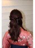 王道ハーフアップ