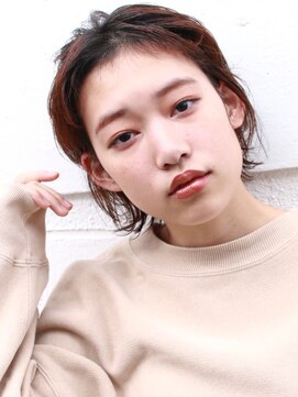 ギーク(geek) かき上げショートスタイル