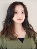 【snobrico.】【高槻】韓国風立ち上げ前髪×デザインカラー