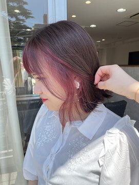 ラフトーキョウセカンド(RAF TOKYO 2nd) 【RAF TOKYO 2nd Rina 】インナーカラー×ピンクカラー