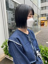 カフ(CAF)&nbsp;CAF松本【赤みを消したブルーブラック×外ハネボブ】