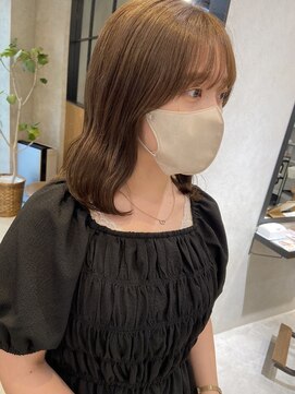 ロンドプロフィール 浦和(Lond profil) まろベージュ　ロブ　顔まわりカット　haruhi 【浦和】