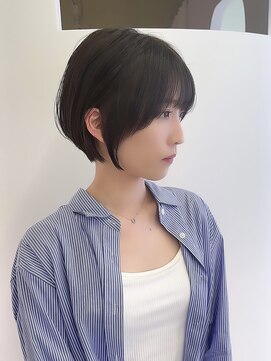 ウル 名古屋栄(ulu) 大人可愛いショートボブ丸みショート