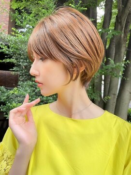 ロンドホットリップ 立川(Lond hot lip) 大人ガーリー×前髪/顔周り髪質改善ショート[立川]