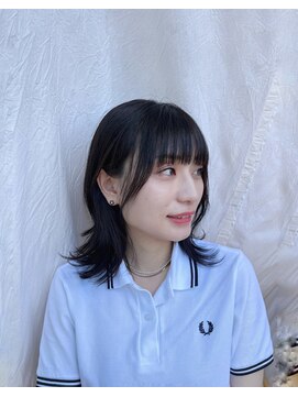 ロカ 表参道(loka) レイヤーカット/グレーベージュ[表参道/ブリーチ/ハイライト]Mai