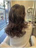 ナチュラルウェーブヘア
