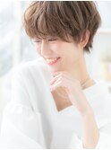 ★シルキーベージュピンク小顔マッシュパーマ20代30代40代★9!