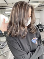 レディアル 大宮(REDEAL ope.) 【ハイライト】ベージュハイライトバレイヤージュ