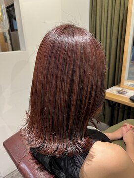 ムーン(moon) #前髪カタログ#インナーグレージュ#ピンクベージュ