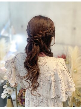 ボニー(Bonnie) ハーフアップ