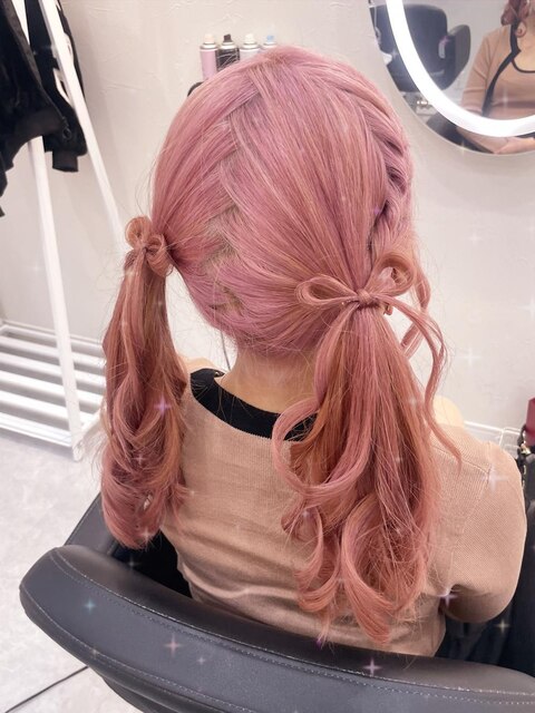 ツインテール【クランソア】ヘアセット/ヘアメ/心斎橋