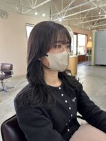 キュオンシア(CUEON. ciea)&nbsp;セミロング×透明感グレージュ