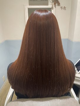 フレーム へアアンドトリートメント 天王寺北口店(FRAME) オレンジブラウンカラー