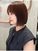 【北澤華】シースルー前髪こなれミディボブ