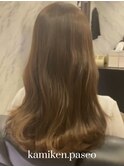 大人可愛い美髪ふんわり巻き髪セミロングヘア【カミケンパセオ】