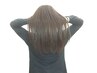 <髪ツヤアップ＞カット＆縮毛矯正＆UPTOGLOSS/27420→24678