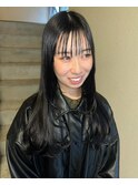 korea black hair style