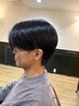 【襟足のボリュームダウン、生え癖を直したい方】カット＋ダウンパーマ（蟹江