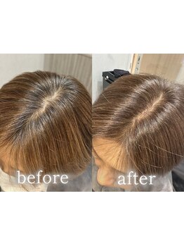 白髪染めの常識が変わる。明るめの色味/透明感/白髪を活かした白髪ぼかしなど、似合わせカラー♪[赤羽駅]