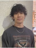 無造作マッシュパーマ