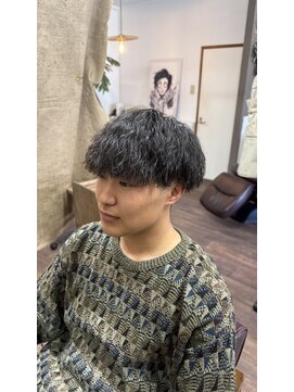 ギルド(Guild) メンズショート　ツイストスパイラルパーマ　マッシュ