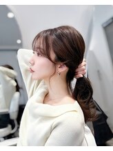 ラクシア(LucxiA) 韓国　顔周り　10代　20代　韓国ヘア　韓国カット　韓国風カット